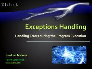 PPT - Handling Exceptions PowerPoint Presentation, free download -  ID:4167978