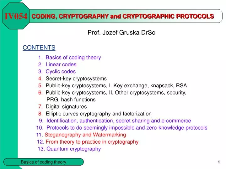 coding cryptography and cryptographic protocols