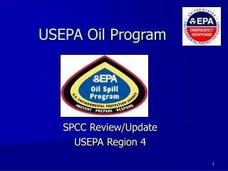 USEPA Oil Program
