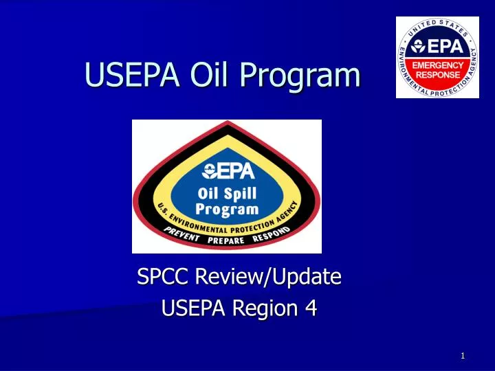 usepa oil program