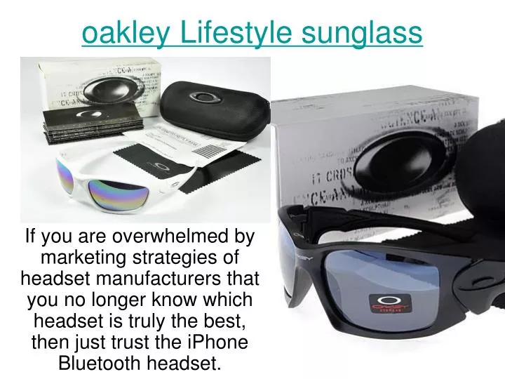 oakley lifestyle sunglass