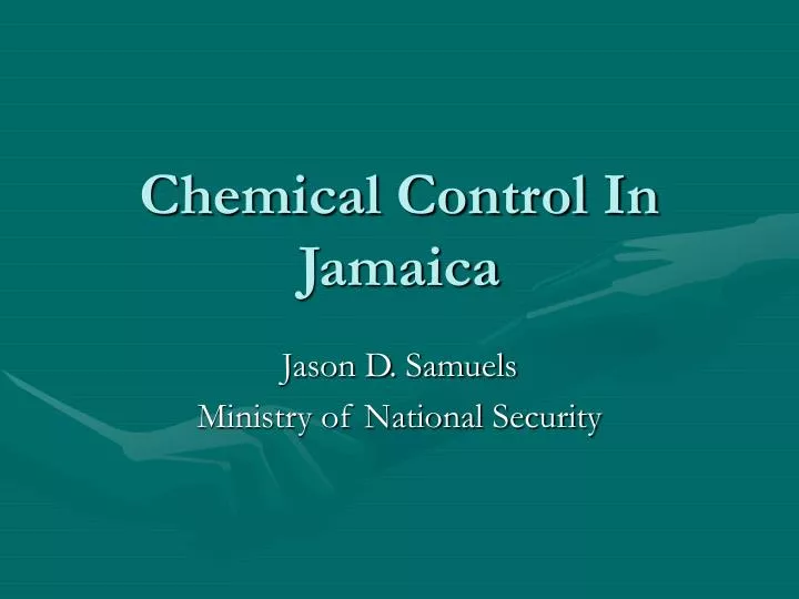 chemical control in jamaica