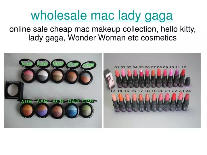 wholesale mac lady gaga
