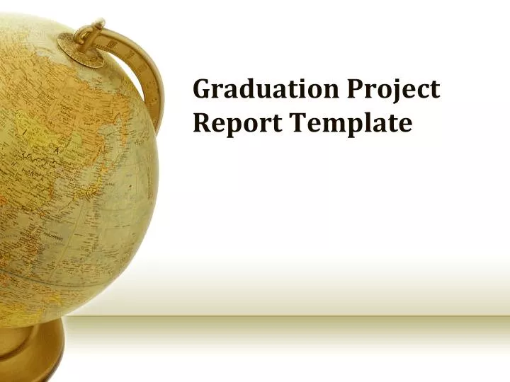 graduation project report template