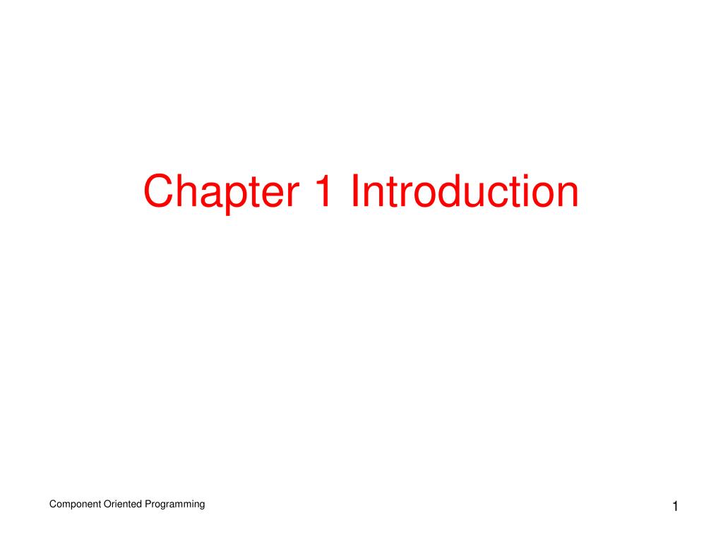 PPT - Chapter 1 Introduction PowerPoint Presentation, free download ...