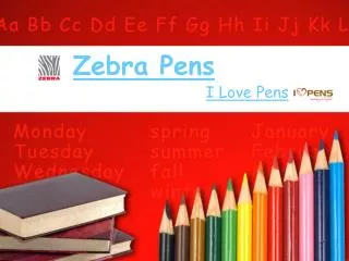 Zebra Ballpoint Pens From I Love Pens