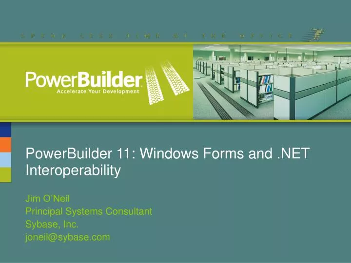 powerbuilder 11 windows forms and net interoperability