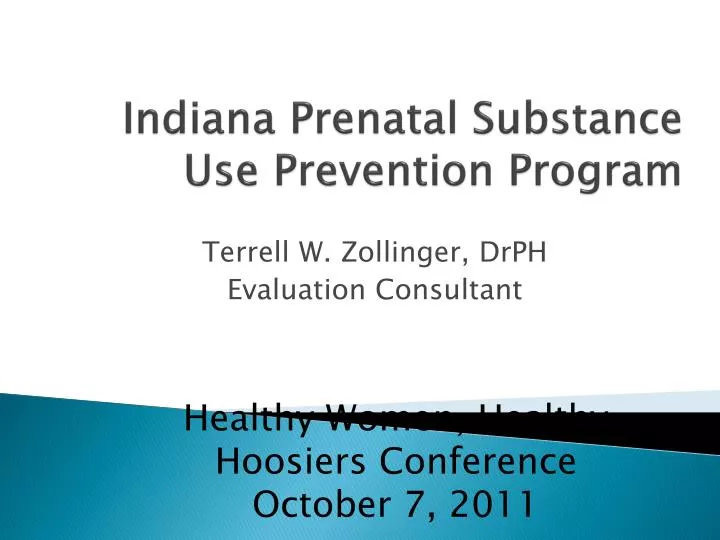 indiana prenatal substance use prevention program