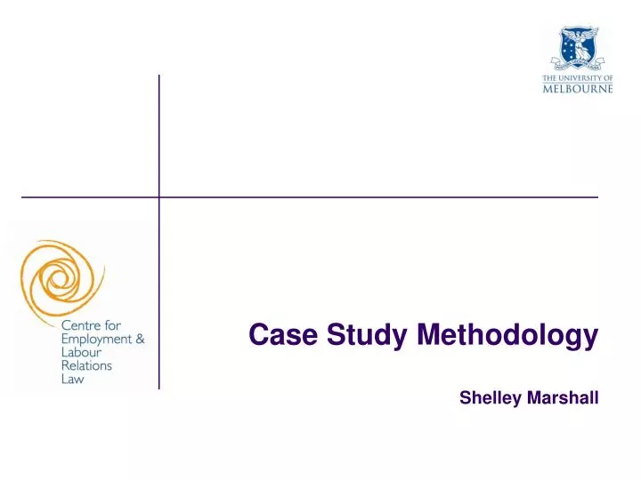 case study methodology shelley marshall