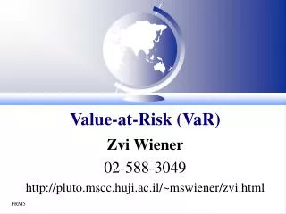 Value-at-Risk (VaR)