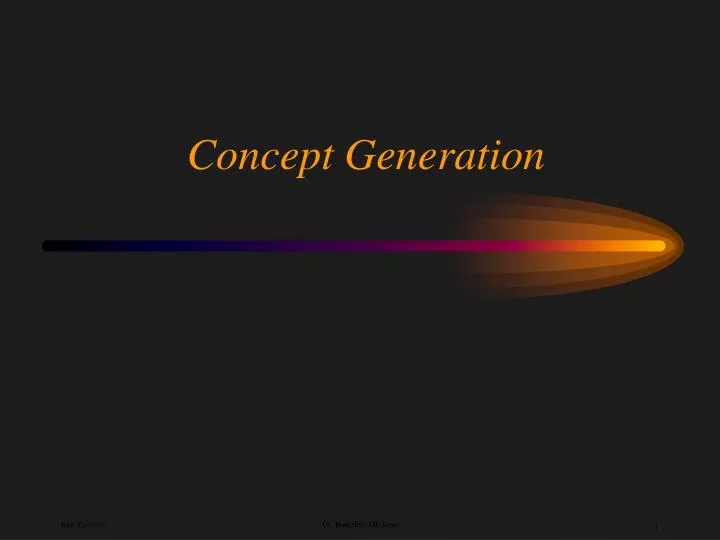 concept generation