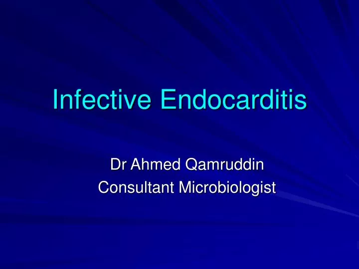 infective endocarditis