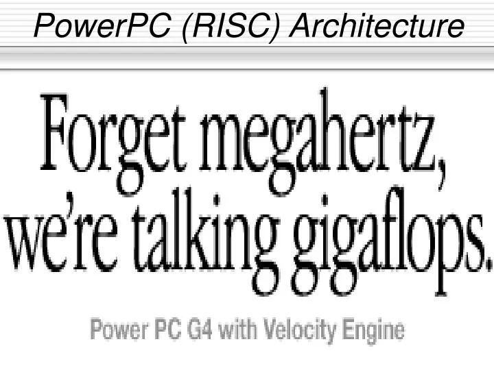 powerpc risc architecture
