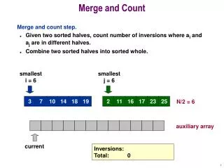 Merge and Count