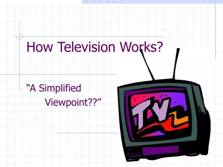 how television works