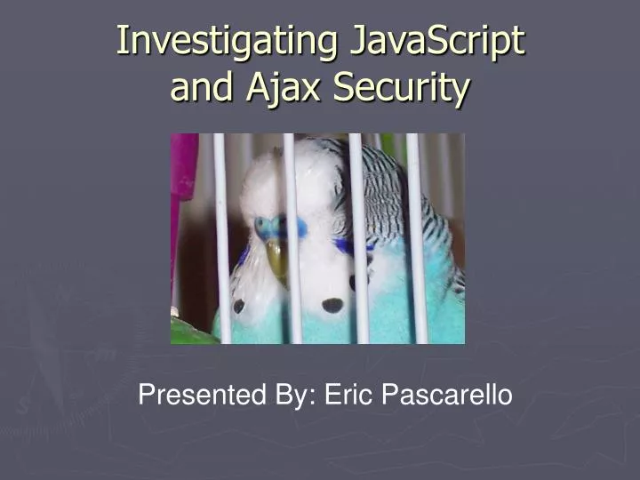 investigating javascript and ajax security