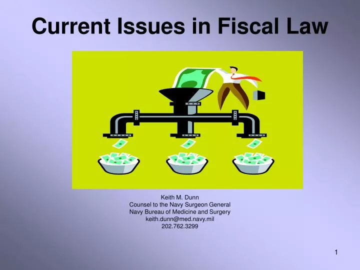 current issues in fiscal law