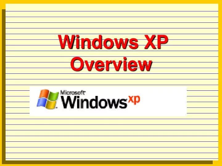 windows xp overview