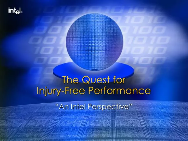 the quest for injury free performance