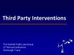 Third Party Interventions - slide 1