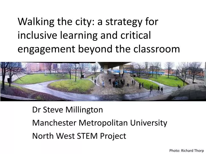 walking the city a strategy for inclusive learning and critical engagement beyond the classroom