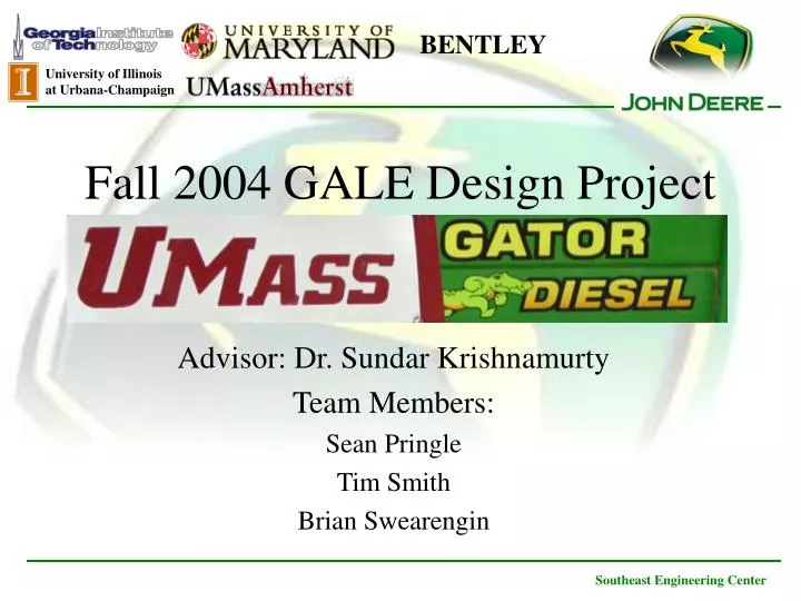 fall 2004 gale design project