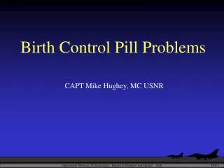 Birth Control Pill Problems