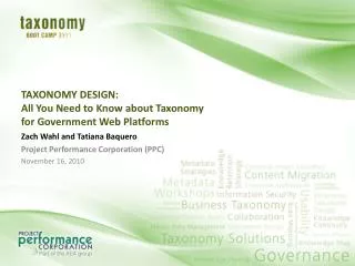 TAXONOMY DESIGN: All You Need to Know about Taxonomy for Government Web Platforms