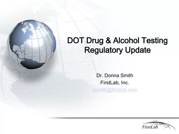 dot drug alcohol testing regulatory update