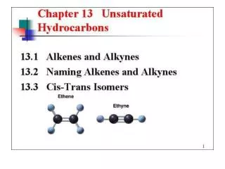 Alkenes