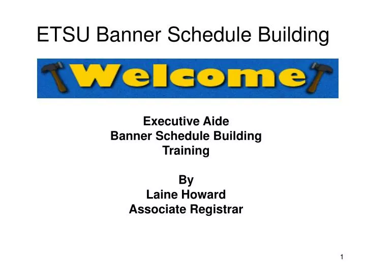 etsu banner schedule building