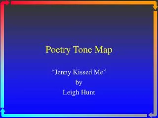 Poetry Tone Map