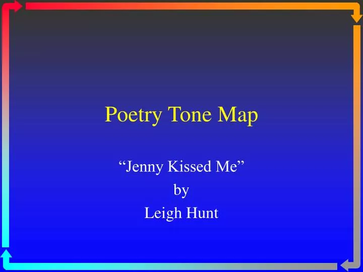 poetry tone map
