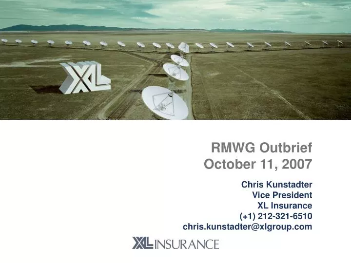 rmwg outbrief october 11 2007