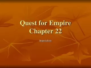 Quest for Empire Chapter 22