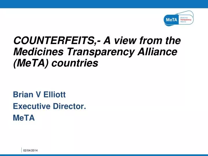 counterfeits a view from the medicines transparency alliance meta countries