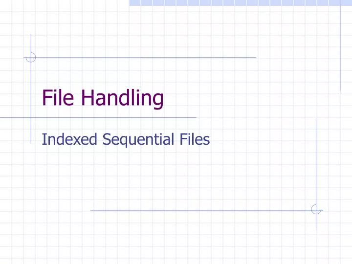 file handling