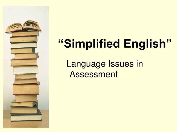 simplified english