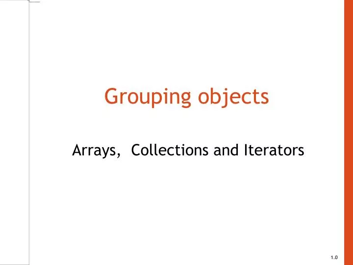 grouping objects