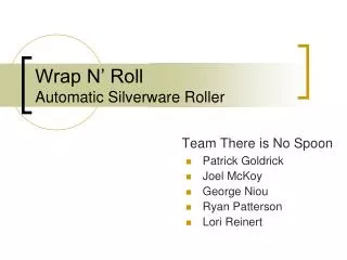 Wrap N’ Roll Automatic Silverware Roller