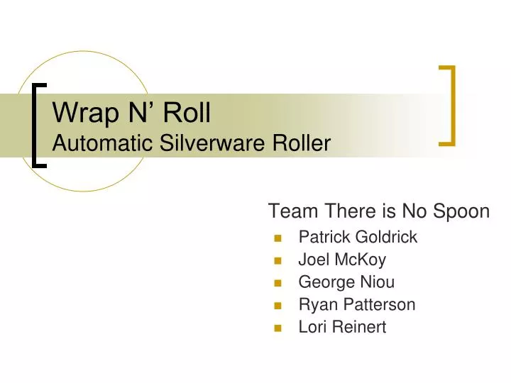 wrap n roll automatic silverware roller