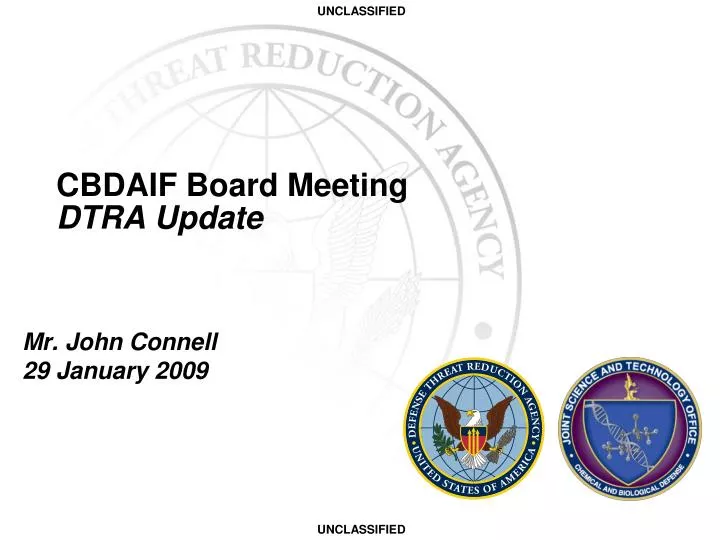cbdaif board meeting dtra update