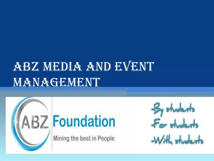 abz media and event management