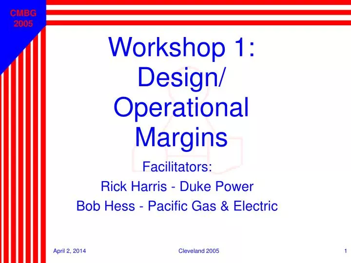 workshop 1 design operational margins