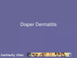 Diaper Dermatitis