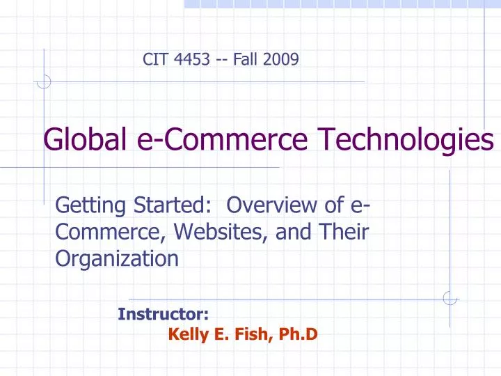 global e commerce technologies
