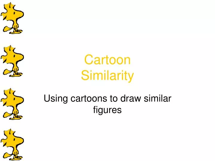 cartoon similarity