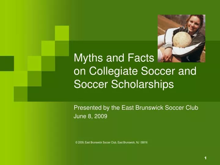 myths and facts on collegiate soccer and soccer scholarships