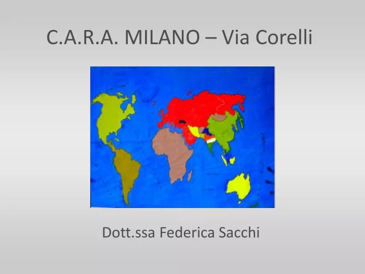 c a r a milano via corelli