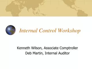Internal Control Workshop